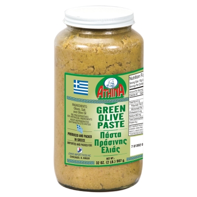 GREEK GREEN OLIVE PASTE SPREAD